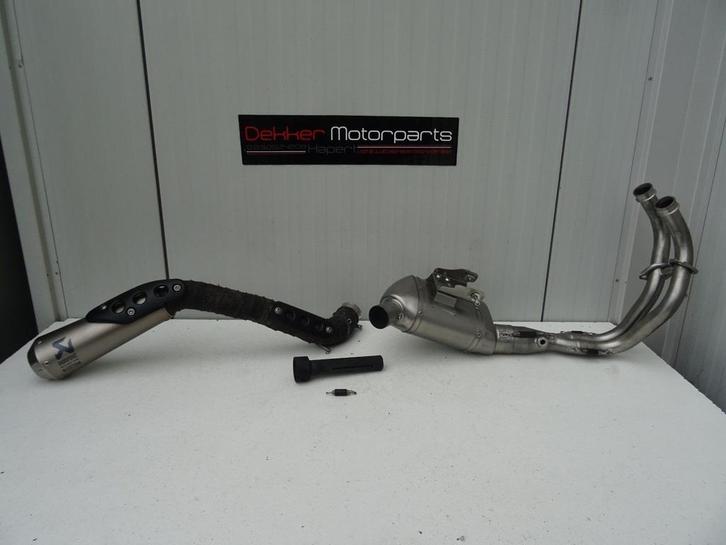 Compleet Akrapovic Systeem Yamaha XSR700 2016-2017-2018-2020, Motoren, Onderdelen | Yamaha, Gebruikt, Ophalen of Verzenden