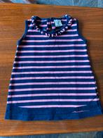 Tuniek jurkje bretonse streep donkerblauw roze mt 86, Meisje, Jurkje of Rokje, Ophalen of Verzenden, Zo goed als nieuw