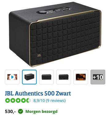 Nieuwe JBL Authentics 500 zwart bt bluetooth speaker box 