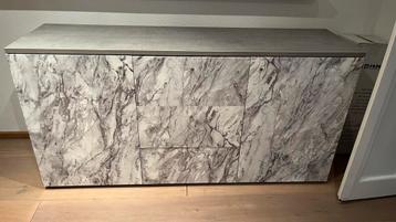 Dressoir Kast met Marmeren look beschikbaar voor biedingen