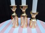 Vintage Boyes Denemarken koper messing kandelaars Deens, Huis en Inrichting, Woonaccessoires | Kandelaars en Kaarsen, Gebruikt