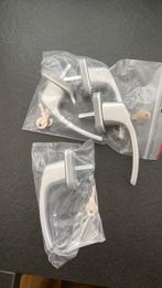 vijf nieuwe draai/kiepraam  sluitingen grijs met slot SKG **, Doe-het-zelf en Verbouw, Hang- en Sluitwerk, Ophalen of Verzenden