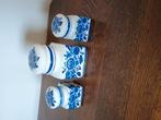 Royal Delfts Blauw potjes, Antiek en Kunst, Ophalen
