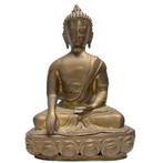Antiek Tibetaans bronzen Boeddhabeeld LOT 453