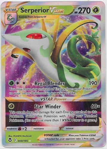 Silver Tempest,  Serperior [vstar] 8/195 beschikbaar voor biedingen