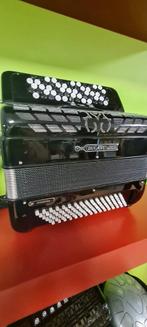 Bugari knop accordeon, Muziek en Instrumenten, Accordeons, Nieuw, 96-bas, Knopaccordeon, Met riemen
