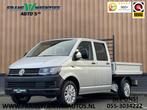 Volkswagen Transporter 2.0 TDI L2H1 DC | Marge! | Pick-up! |, Auto's, Voorwielaandrijving, Gebruikt, Zwart, 4 cilinders