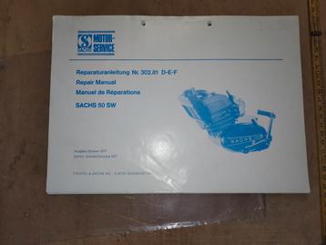 Werkplaats handboek Sachs 50 SW beschikbaar voor biedingen