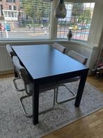Eettafel, Huis en Inrichting, Tafels | Eettafels, Ophalen, 100 tot 150 cm, 50 tot 100 cm, Zo goed als nieuw