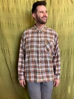 Vintage flannel shirt / overhemd - geruit - heren, Kleding | Heren, Gedragen, Halswijdte 41/42 (L), Ophalen of Verzenden, Vintage
