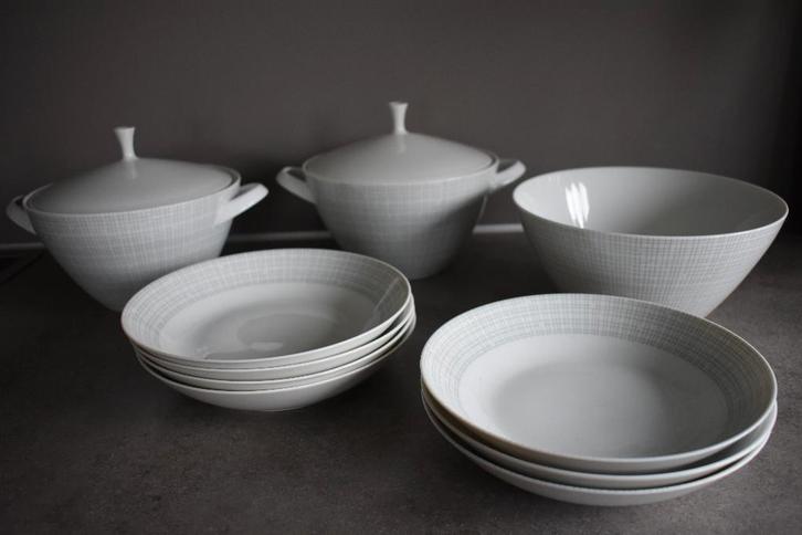 Arzberg 2025 Filigran terrines schalen 3x samen voor 45 euro, Antiek en Kunst, Antiek | Porselein, Ophalen of Verzenden