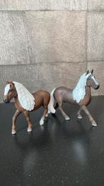 Schleich Schwarzwälder merrie, 13898 en hengst, 13897 -paard, Ophalen of Verzenden, Gebruikt