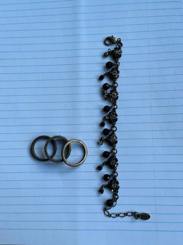 Pilgrim Set: Armband & 3 Ringen - Deens Design beschikbaar voor biedingen