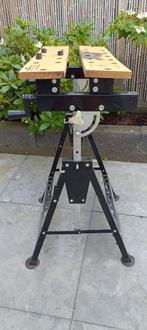 Wisvo workmate, kantelbaar/ in hoogte verstelbaar, Ophalen, Zo goed als nieuw, 70 tot 120 cm, Inklapbaar