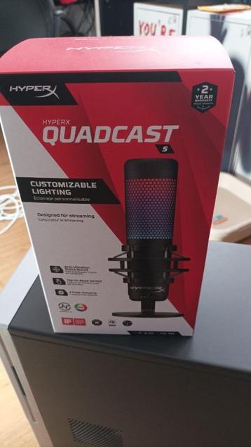 HyperX Quadcast s Microfoon (customizable lighting) beschikbaar voor biedingen