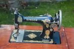 Antieke naaimachine Singer met gietijzeren onderstel 90 cm, Antiek en Kunst, Ophalen