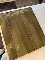 90 stuks Groene Tegels (6,5x40), Ophalen, Nieuw, Minder dan 20 cm, Minder dan 5 m²