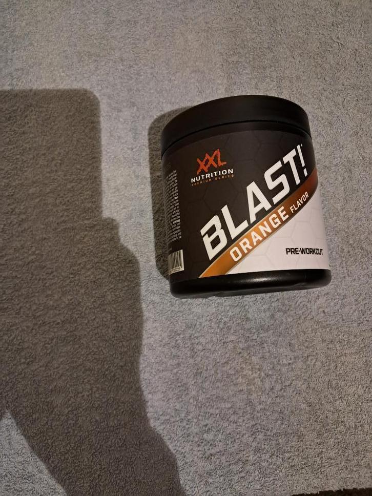 BLAST! Pre-Workout met sinaasappelsmaak 330gr NIEUW, Sport en Fitness, Overige Sport en Fitness, Nieuw, Ophalen of Verzenden