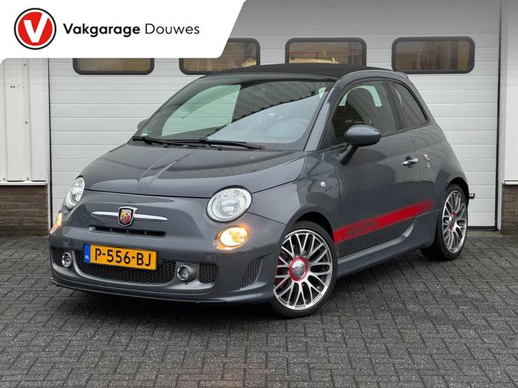 Abarth 500 C 1.4 T-Jet 595C Turismo Cabrio |Leder|160PK |1e, Auto's, Abarth, Bedrijf, Te koop, ABS, Airbags, Airconditioning, Bluetooth