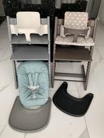 2x Als Nieuw STOKKE Hazy Grey & Storm Grijs Nieuwste Model, Ophalen of Verzenden, Zo goed als nieuw, Meegroeistoel, Stoelverkleiner