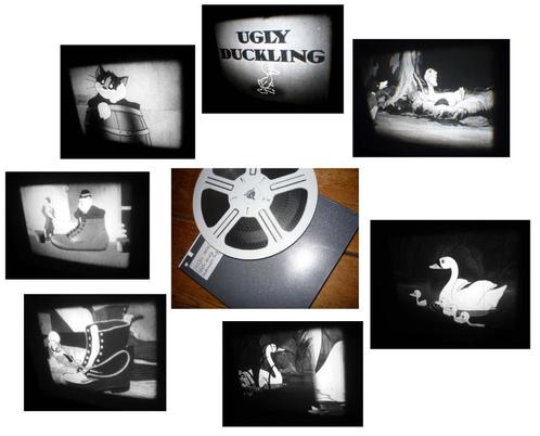 8mm film 3x Tom & Jerry + Lelijke Eendje + Schoenmaker -, Audio, Tv en Foto, Filmrollen, 16mm film, Verzenden