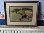 A "Greyhound Racing" chromolithograph by Cecil Aldin., Antiek en Kunst, Ophalen of Verzenden