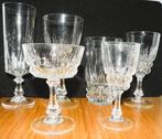 40 delig glasservies kristal Cristal d'Arques Luminac '60'70, Antiek en Kunst, Antiek | Glas en Kristal, Ophalen