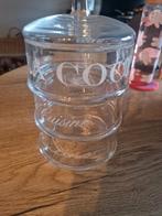 Riviera maison glazen stapel pot, Huis en Inrichting, Woonaccessoires | Etagères, Ophalen, Zo goed als nieuw