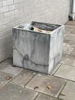 Betonlook plantenbak vierkant, Ophalen, Gebruikt, Minder dan 60 cm, Vierkant