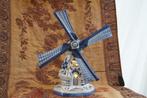 Delfs blauwe molen  Tafel lamp, Verzenden, Minder dan 50 cm