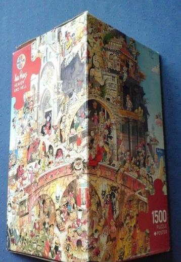 Puzzel Heye 'heaven and hell' van Hugo Prades 1500 stukjes beschikbaar voor biedingen