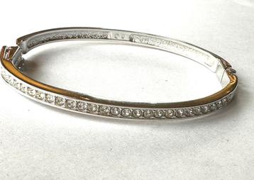 Vintage Swarovski smalle ovale armband met kristallen beschikbaar voor biedingen
