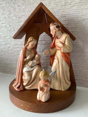 Zeldzame Sacrart Goebel set Maria met kind Jozef en engel beschikbaar voor biedingen