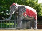 Eenmalig: Olifant XXL - 340 x 400 cm - Uniek Beeld, Ophalen of Verzenden, Gebruikt, Steen