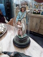 Engelbewaarder onder stolp., Antiek en Kunst, Antiek | Religie, Ophalen of Verzenden