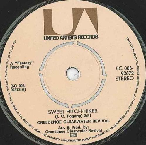 Creedence Clearwater Revival – Sweet Hitch-Hiker, Cd's en Dvd's, Vinyl Singles, Gebruikt, Single, Pop, 7 inch, Ophalen of Verzenden