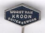 Worst van Kroon buitengewoon zilverkleurig speldje ( D_487 ), Verzamelen, Speldjes, Pins en Buttons, Nieuw, Merk, Speldje of Pin