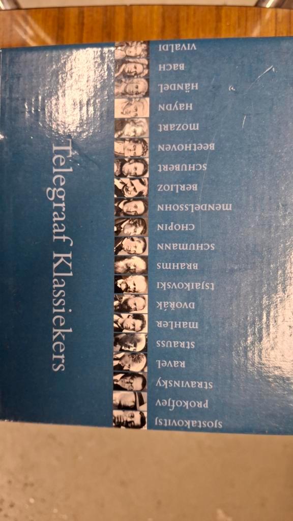 Telegraaf Klassiekers - Complete cd Boxset, Cd's en Dvd's, Cd's | Klassiek, Nieuw in verpakking, Orkest of Ballet, Romantiek, Boxset