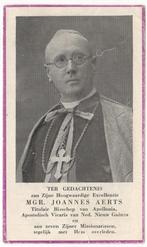 Oorlog Mgr. J. Aerts 1880 Swolgen (L) + 1942 Nieuw-Guinea, Verzamelen, Verzenden, Bidprentje