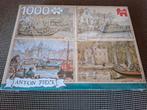 Anton Pieck Puzzel Boten in Gracht - NIEUW 1000 stukjes, Ophalen of Verzenden, 500 t/m 1500 stukjes, Nieuw