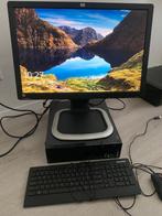 Pc met scherm en printer, Computers en Software, Desktop Pc's, HDD, Met monitor, Ophalen of Verzenden, Zo goed als nieuw