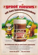 Retro reclame 1979 Calvé hazelnootpasta eekhoorn kabouter, Ophalen of Verzenden
