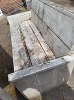 houten tuinbank en tafel Gratis!, Tuin en Terras, Tuinbanken, Ophalen, Gebruikt, Hout