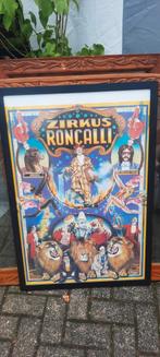 Ingelijst Aanplakbiljet circus roncalli jörg Huber 1075, Rechthoekig Staand, Met lijst, Ophalen of Verzenden, Zo goed als nieuw