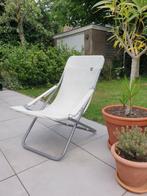 Ligstoel van Lafumea oungestoel gebruikt, Tuin en Terras, Ligbedden, Ophalen, Gebruikt, Metaal, Inklapbaar