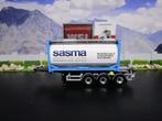 Wsi 01-4517 & 03-1148 Sasma 20FT Tank Container & Chassis, Hobby en Vrije tijd, Modelauto's | 1:50, Ophalen, Nieuw, Bus of Vrachtwagen