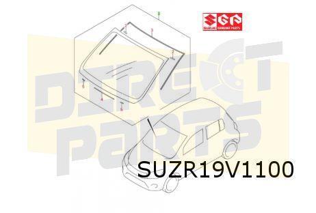 Suzuki Calerio (11/14-12/20) voorruit Origineel! 8451084M01, Auto-onderdelen, Ruiten en Toebehoren, Suzuki, Nieuw, Ophalen of Verzenden