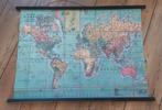 Wandkaart wereld, Ophalen of Verzenden, Zo goed als nieuw