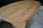 Eettafel Mangohout Ovaal Naturel 180x90x76, Huis en Inrichting, Tafels | Eettafels, Nieuw, Savoire, Vijf personen of meer, 150 tot 200 cm