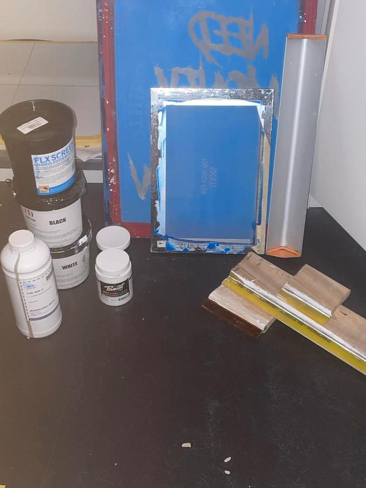 Complete Zeefdruk Set, Antiek en Kunst, Kunst | Litho's en Zeefdrukken, Ophalen of Verzenden